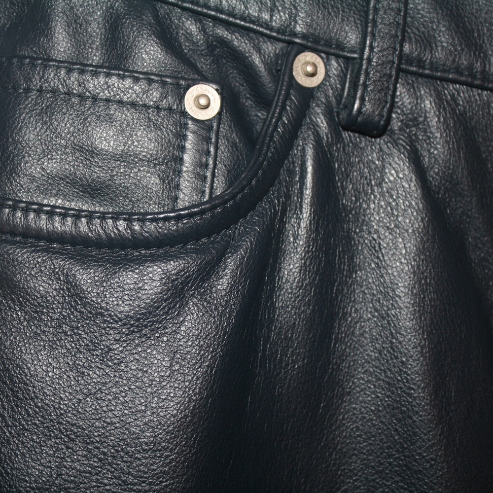 Tommy Hilfiger Leather pants size 10, Org. $594.